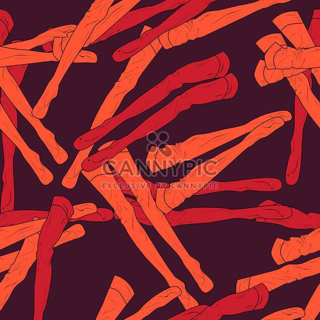 vector illustration with colorful tights on dark background - vector gratuit #126120 