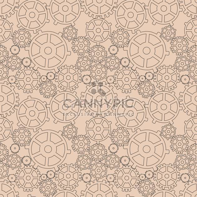 Vector illustration of abstract mechanical background with gears - vector #126800 gratis