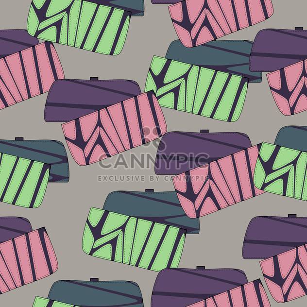 Vector colorful background with women fashion bags - vector gratuit #126940 