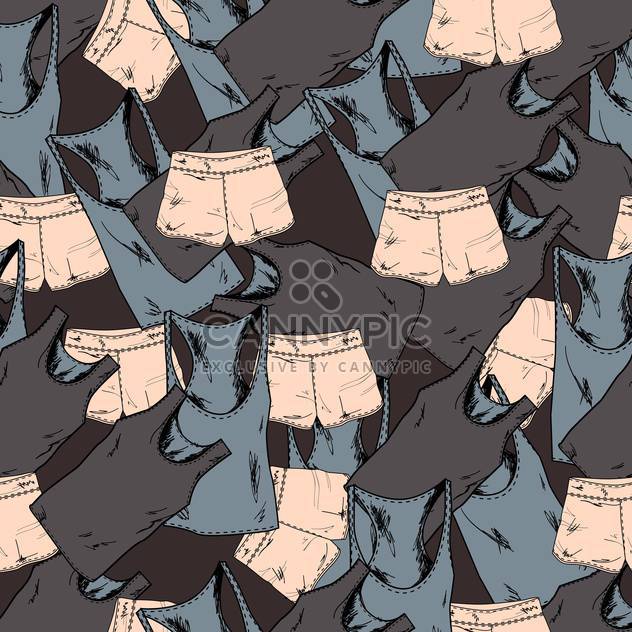 colorful vector background with male shirts - vector #128040 gratis