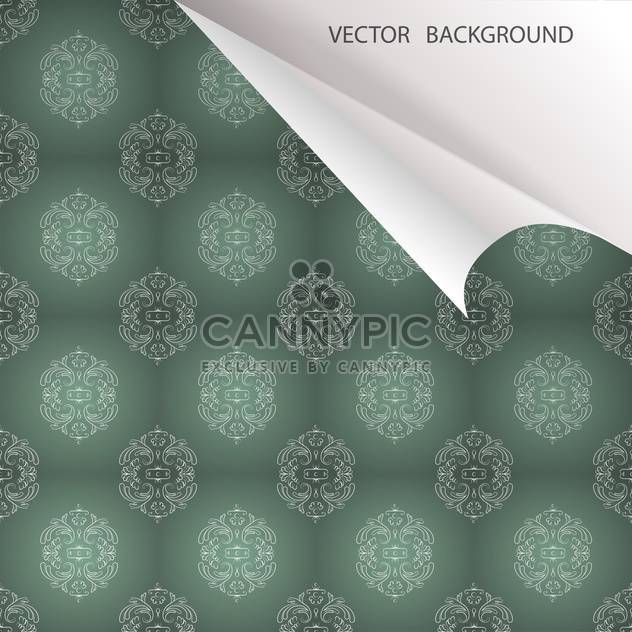 Vector vintage background with floral pattern - vector #128090 gratis