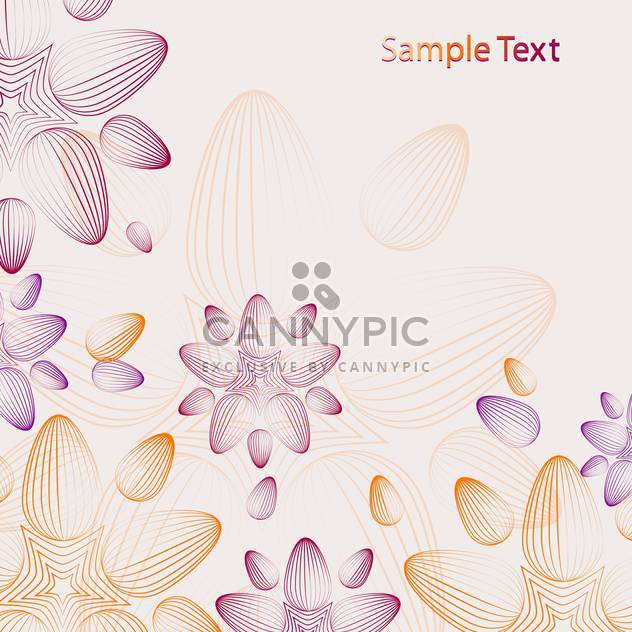 Abstract vector background with sample text - vector gratuit #128450 