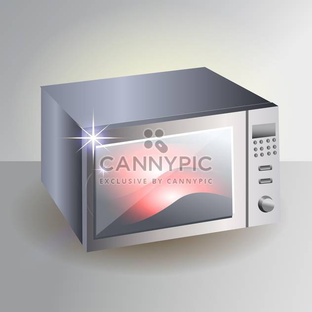 modern vector microwave stove - бесплатный vector #129230