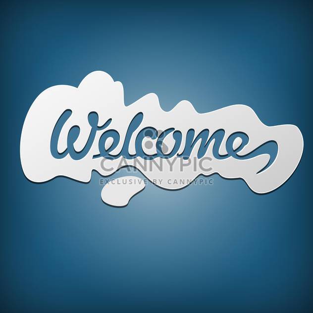 Signg Welcome texture background - vector gratuit #130370 