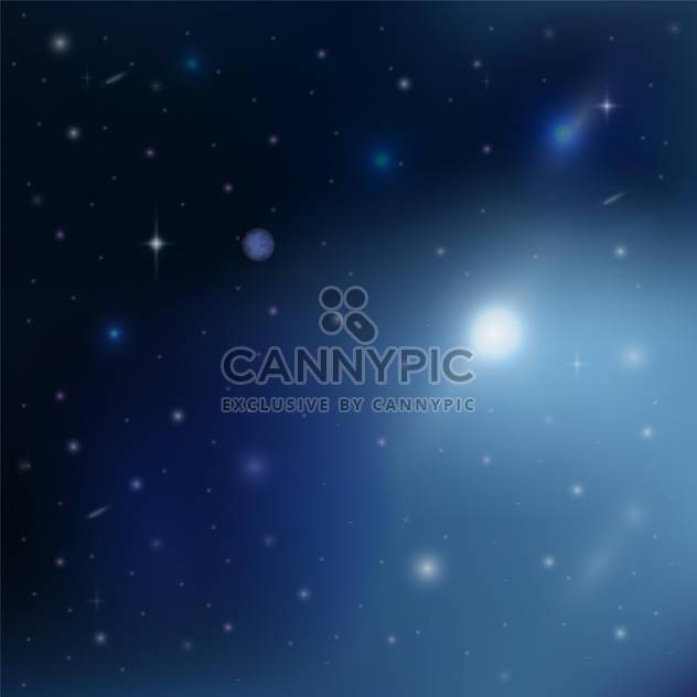 stars in outer space abstract background - vector #131070 gratis