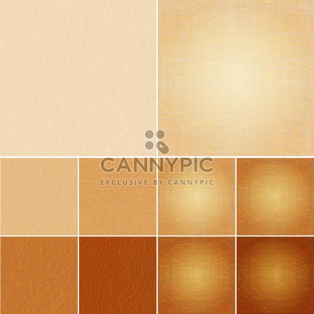 vector set of leather background - vector gratuit #133480 
