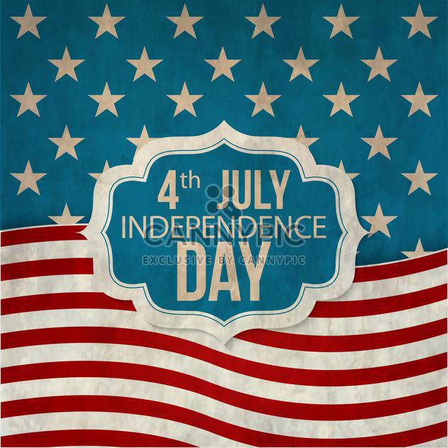 poster for usa independence day celebration - vector #134120 gratis