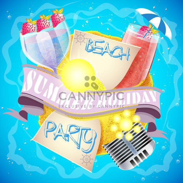 summer holiday vacation background - Free vector #134480