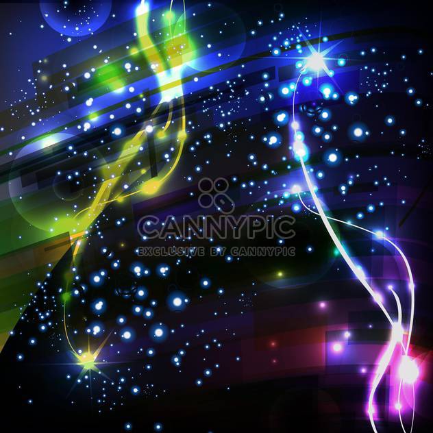 abstract starry space background - Free vector #134770