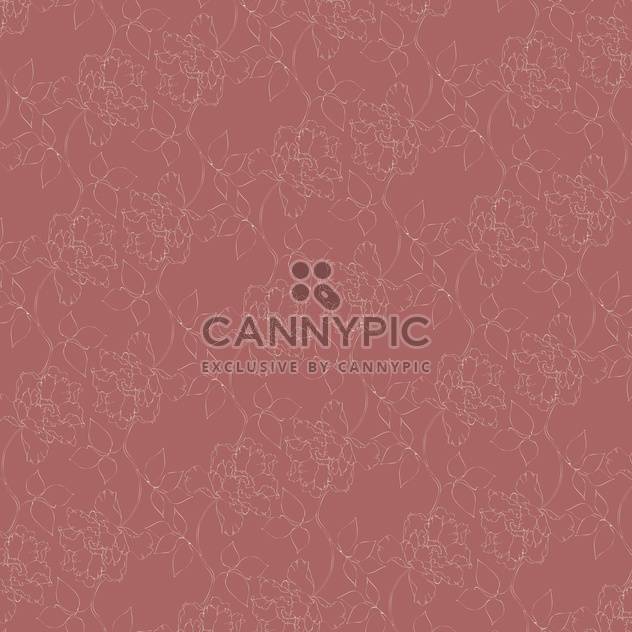 Vector vintage background with floral ornamental pattern - Free vector #126600