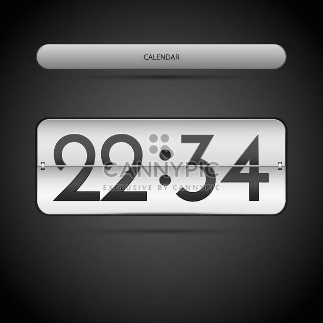 Vector illustration of countdown counter on dark background - Kostenloses vector #126930