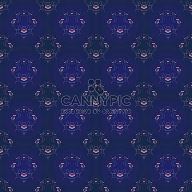 Vector vintage background with art floral pattern - Free vector #127030