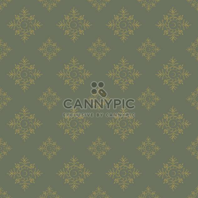 Seamless vintage retro pattern with floral pattern - vector #127700 gratis