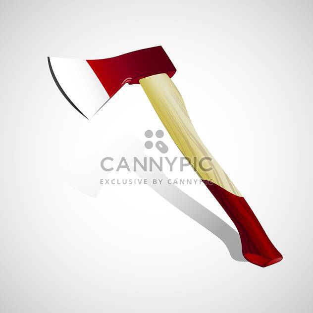 vector illustration of Ax on white background - Free vector #127910