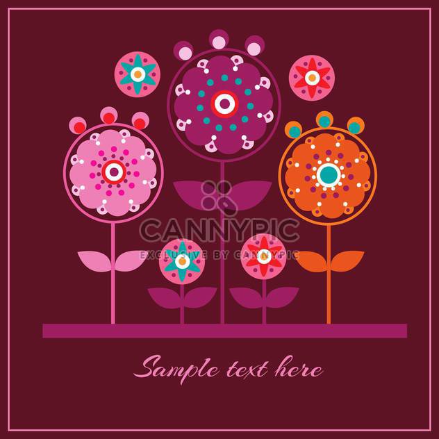 Floral vector pattern background - Free vector #128410