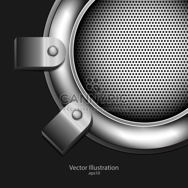 abstract loudspeaker metallic background - Free vector #129190