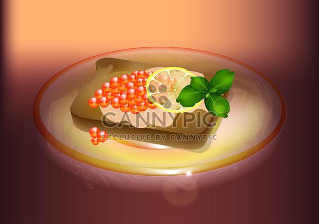 Japanese food sushi vector illustration - бесплатный vector #131030