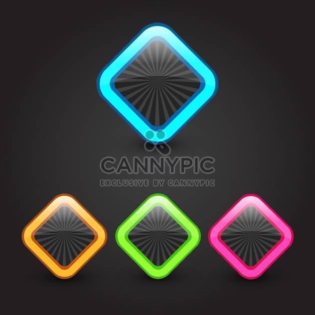 Vector color web buttons set - Free vector #131170