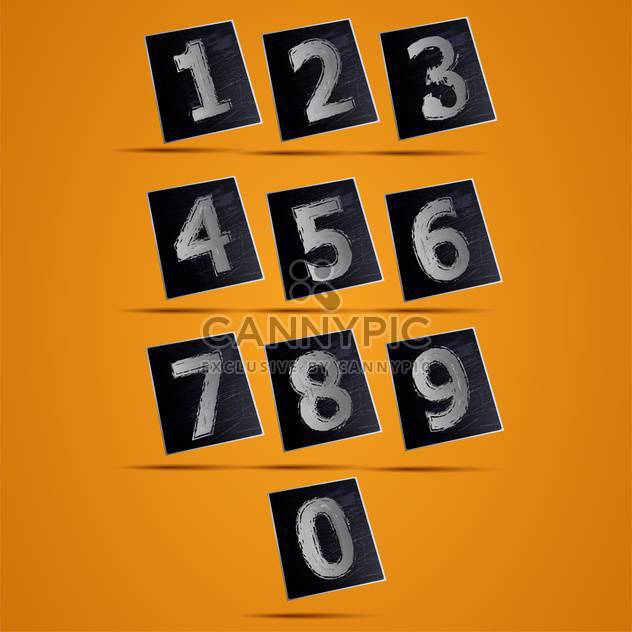 Number phone keypad vector illustration - Free vector #131430