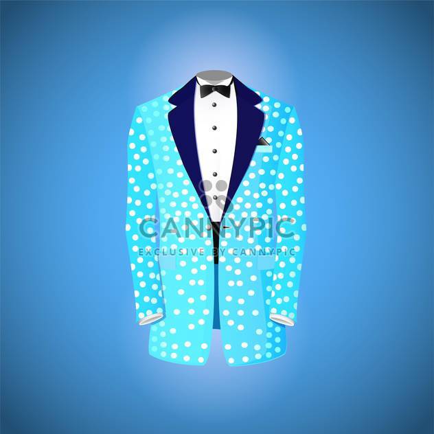 Blue suit vector illustration - vector #131570 gratis