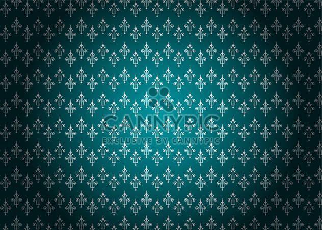 Seamless damask pattern background - vector gratuit #133260 