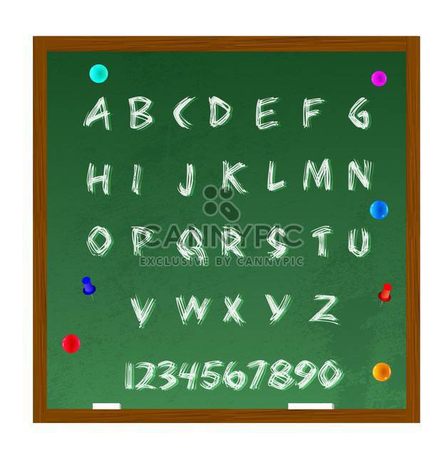 vector alphabet letters set background - vector #133500 gratis