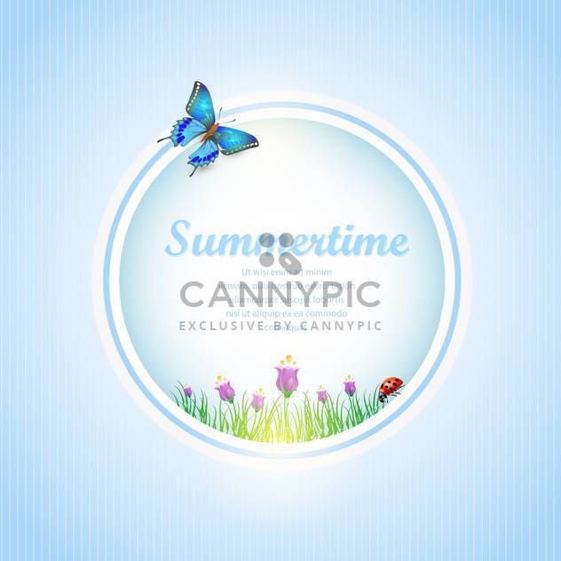 abstract summertime banner background - Free vector #134530