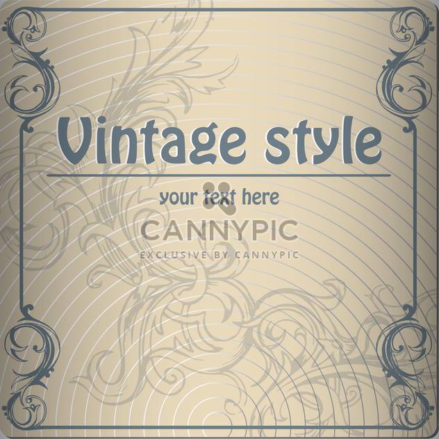 vector vintage abstract background - Free vector #134910